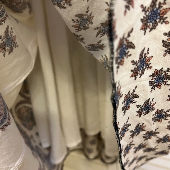 Hem & Thread Women’s Sz M Beautiful White & Blue Short Summer Tank Dress - Picture 9 of 11